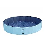 Doggy-Pool Planschbecken für Hunde Swimmig Pool Der Hundepool in Blau hat einen Durchmesser von 120 cm