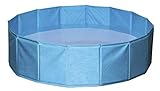 Kerbl Hundepool, Kunststoff Hunde Pool, Wasserablassventil, 80-160cm x 20-30cm