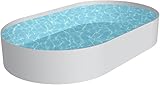 Chemoform Schwimmbecken Oval Pool Lugano 3,50 x 7,00 x 1,50m