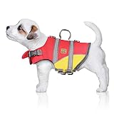 Bella & Balu Schwimmweste für Hunde – Reflektierende Hundeschwimmweste für maximale Sicherheit im und am Wasser beim Schwimmen, Segeln, Surfen, SUP, Kayak & Kanu Fahren und bei Bootsausflügen (Gr. XS)